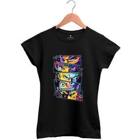 Camiseta Baby Look Feminina Mix Anime