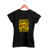 Camiseta Baby Look Feminina Danger