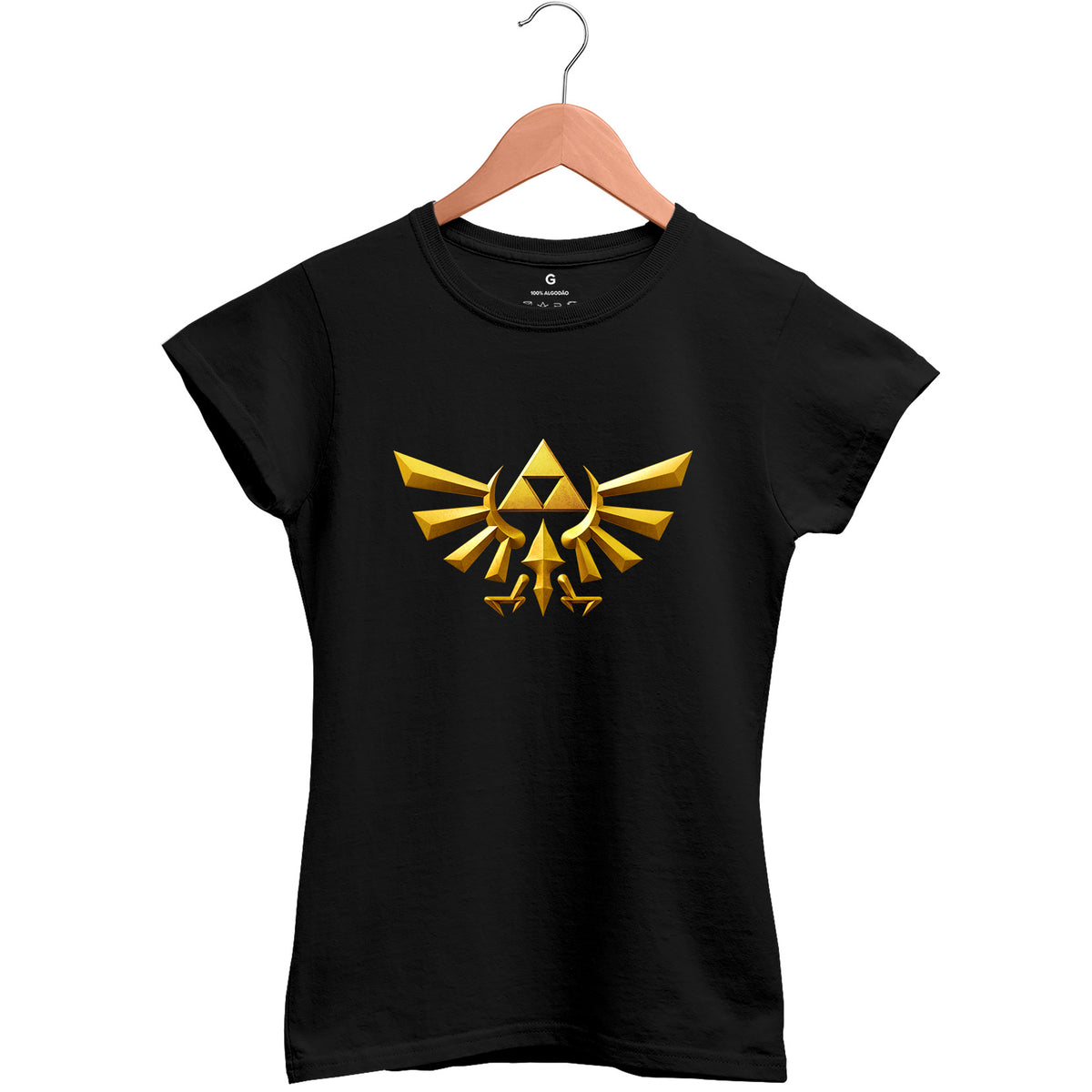 Camiseta Baby Look Feminina Royal Crest