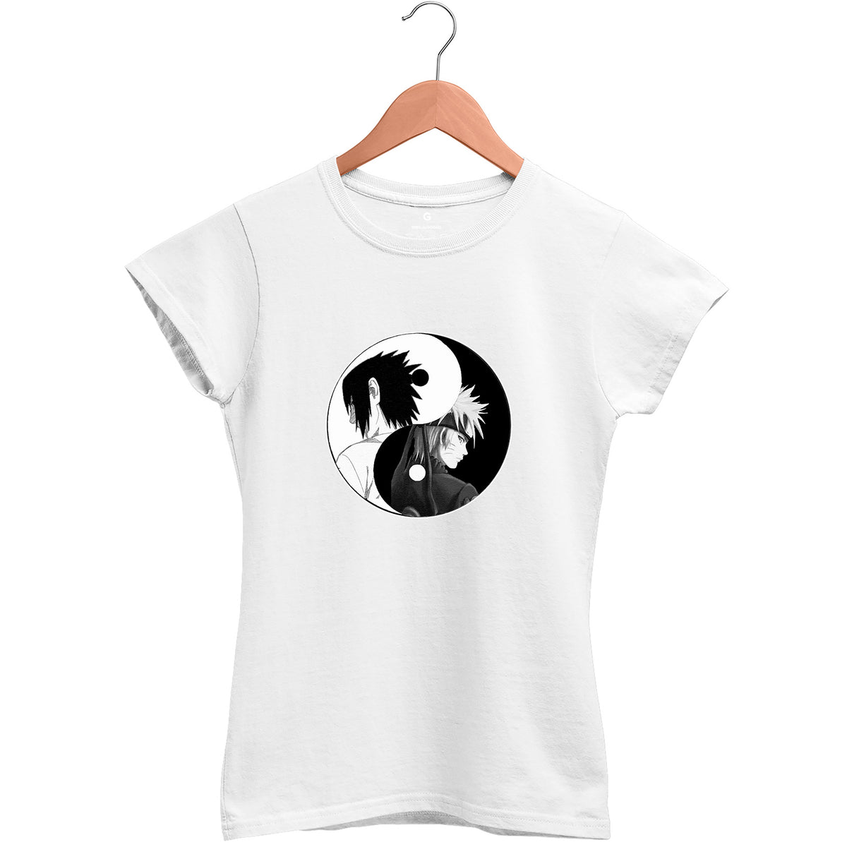 Camiseta Baby Look Feminina Yin Yang