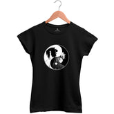 Camiseta Baby Look Feminina Yin Yang