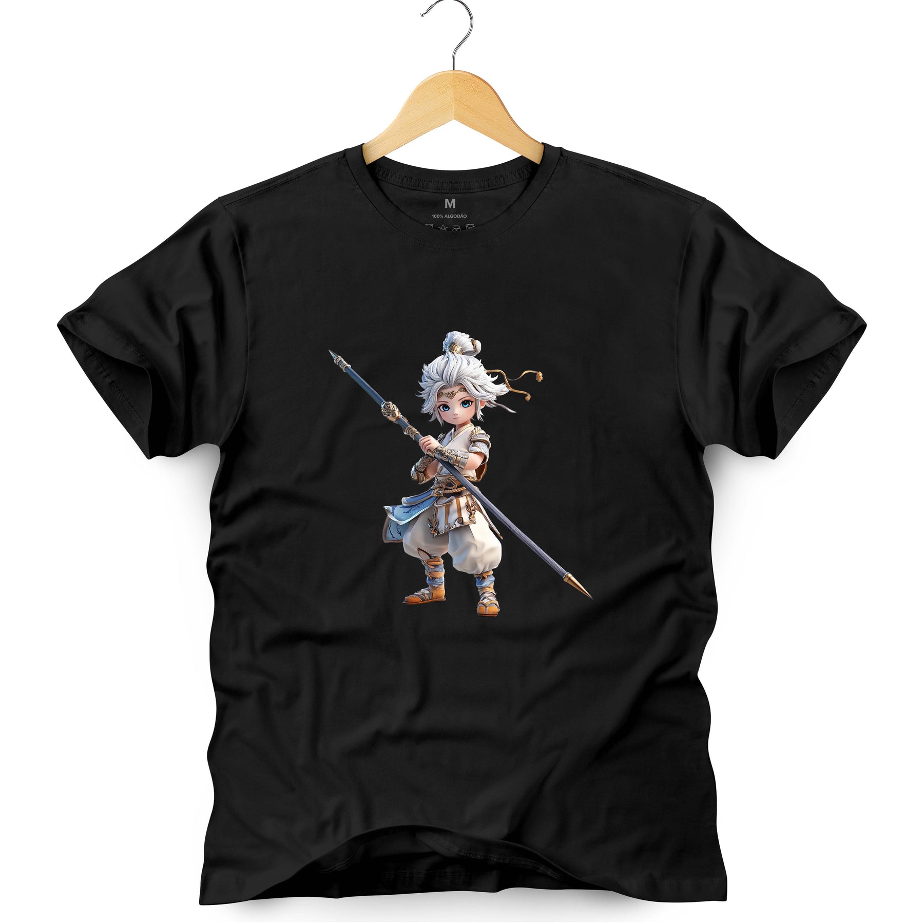 Camiseta Masculina Guerreiro Branco