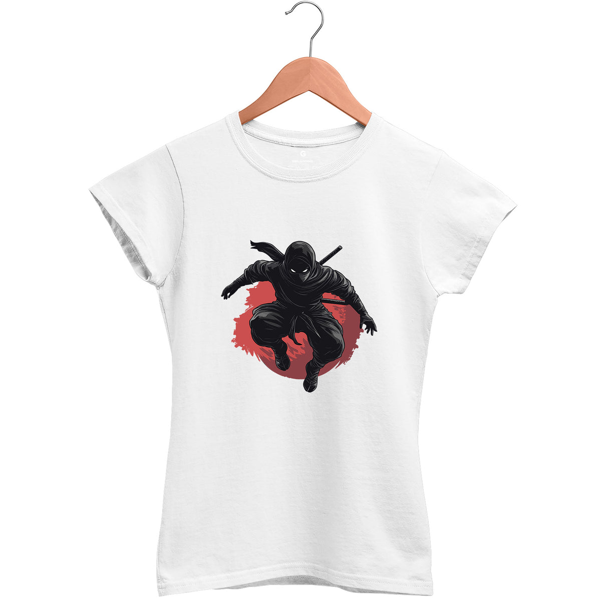 Camiseta Baby Look Feminina Ninja