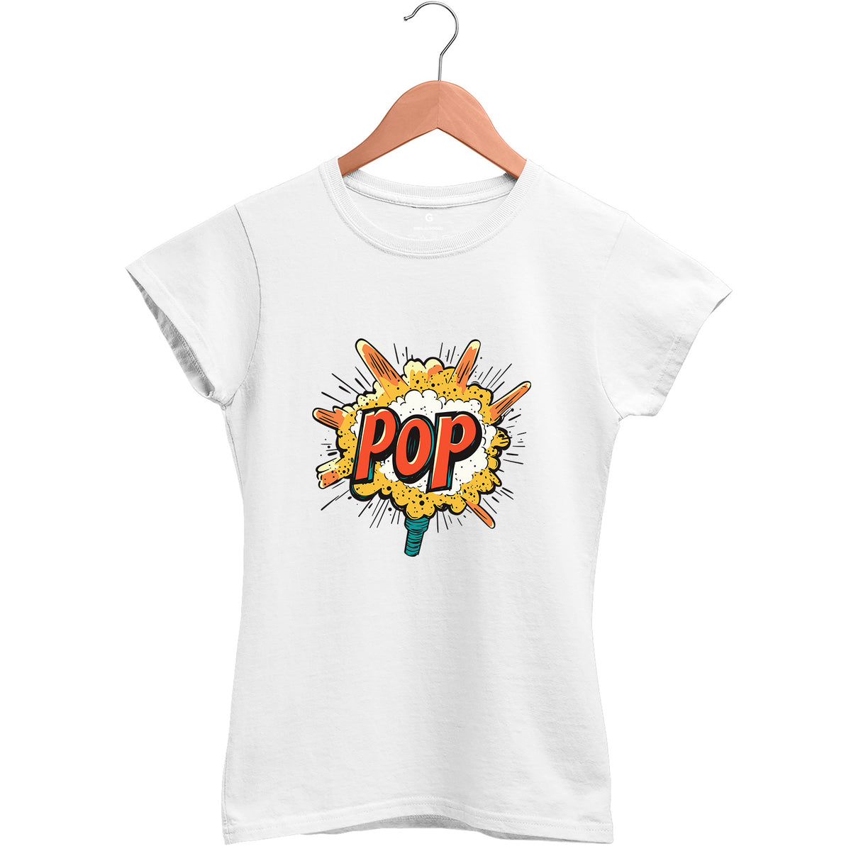 Camiseta Baby Look Feminina Pop