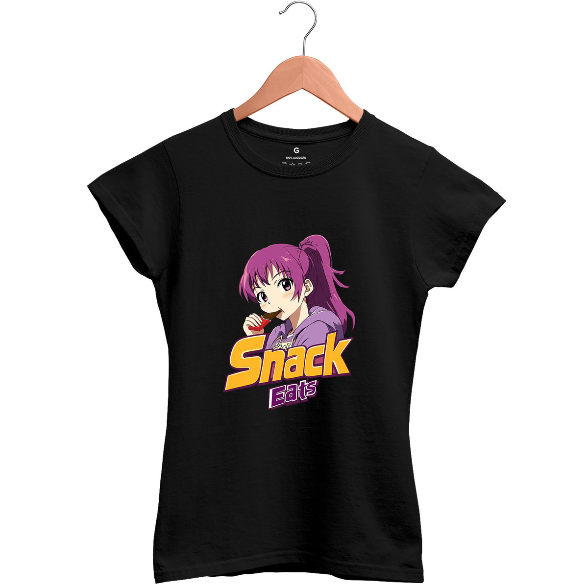 Camiseta Baby Look Feminina Snack