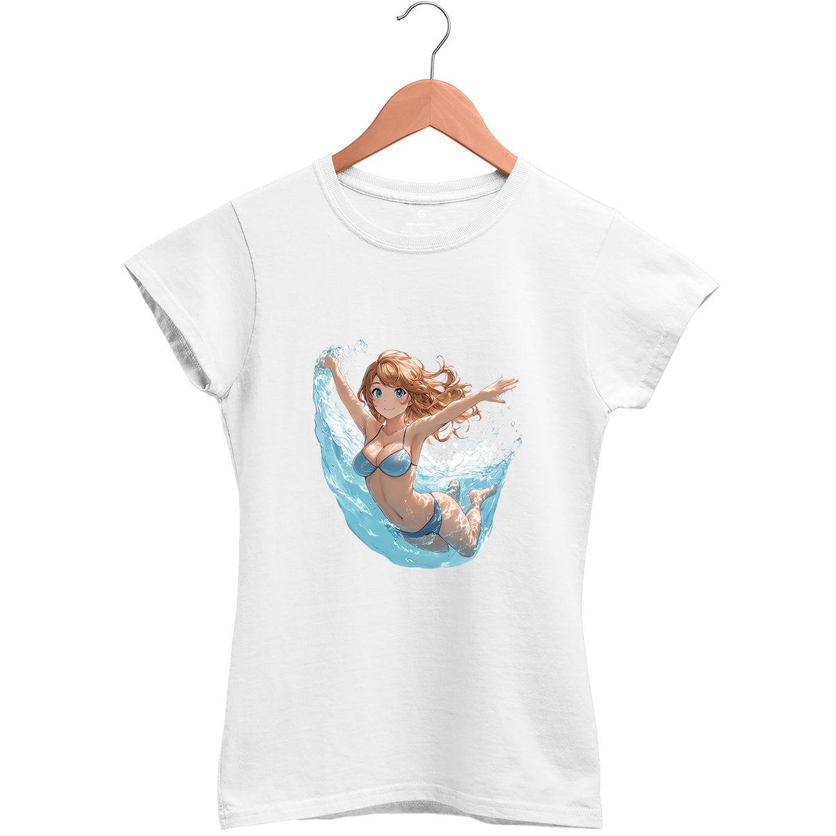 Camiseta Baby Look Feminina Swim